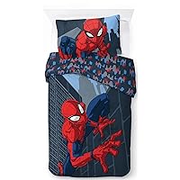 Jay Franco Marvel Spiderman City Streets - Set di Biancheria da Letto per Bambini