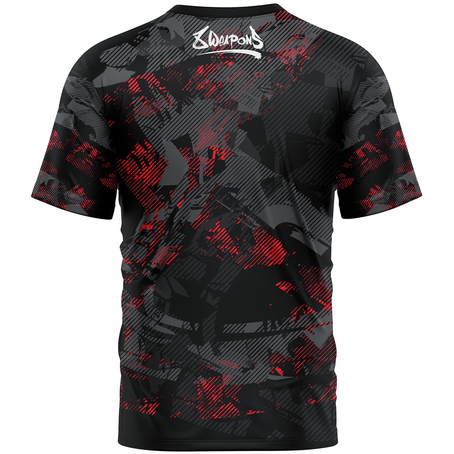 8 WEAPONS Functional T-Shirt, Hit 2.0, schwarz-rot