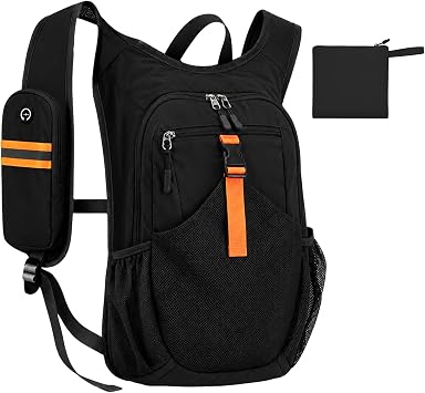 15L Small Hiking Backpack for Men Women, Foldable Packable Light Back Pack