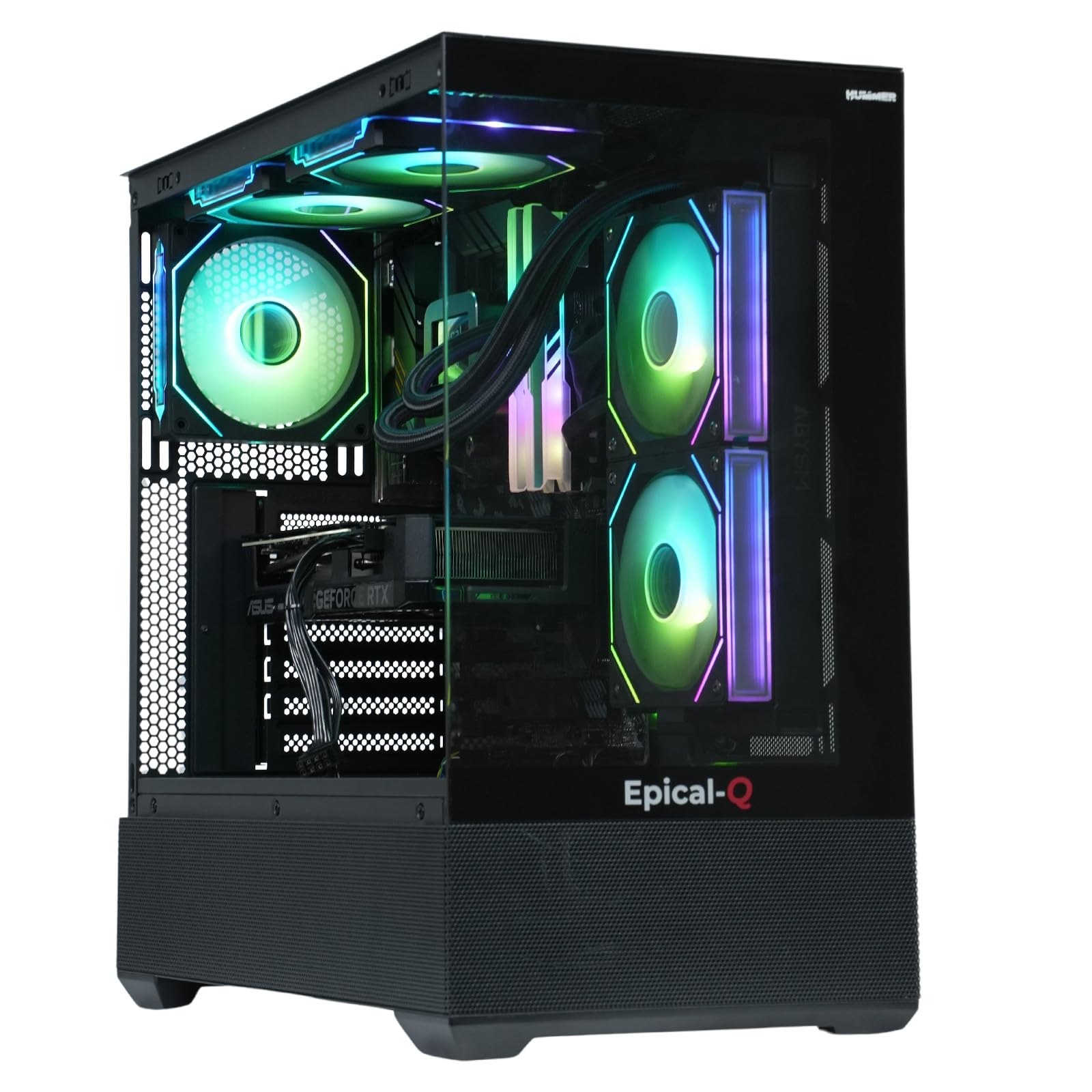 Epical-Q Ordenador sobremesa Gaming Klaten Plus AMD Ryzen 7 9800X3D, 32GB, 2TB SSD NVME, RTX 5070+ Windows 11 Pro