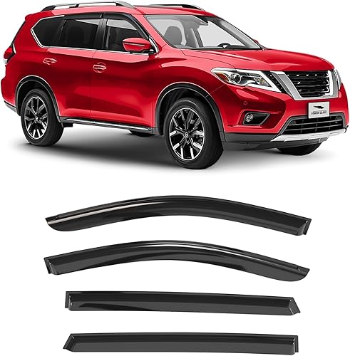 Miniatura 9 de Voron Glass Protectores de lluvia extra duraderos para Honda CR-V (CRV) 2007-2011 SUV, deflectores de ventana, viseras de ventana de ventilación, 4