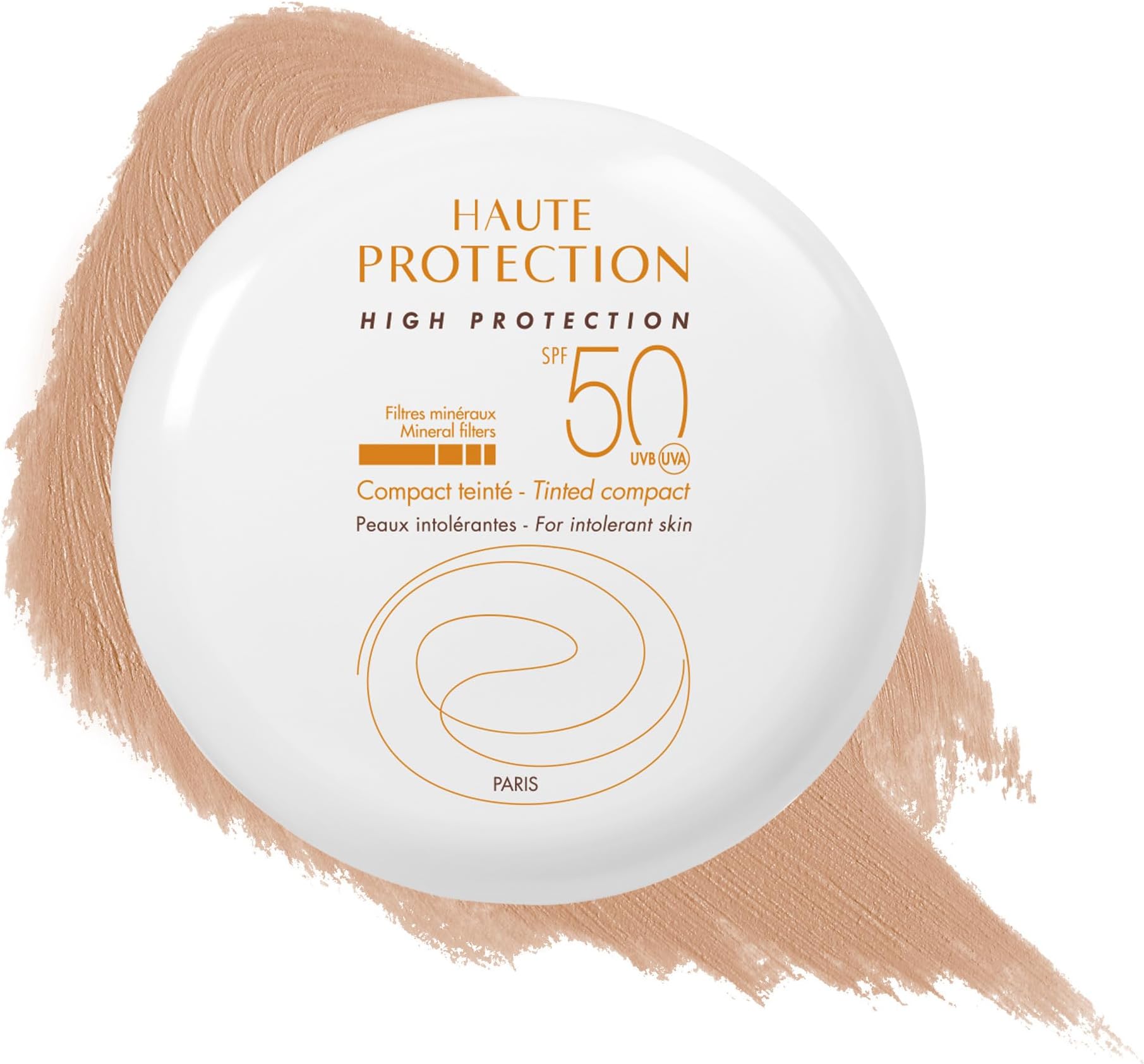 Avene Sand Haute Protection Compact Powder with SPF 50 Plus, 10 g