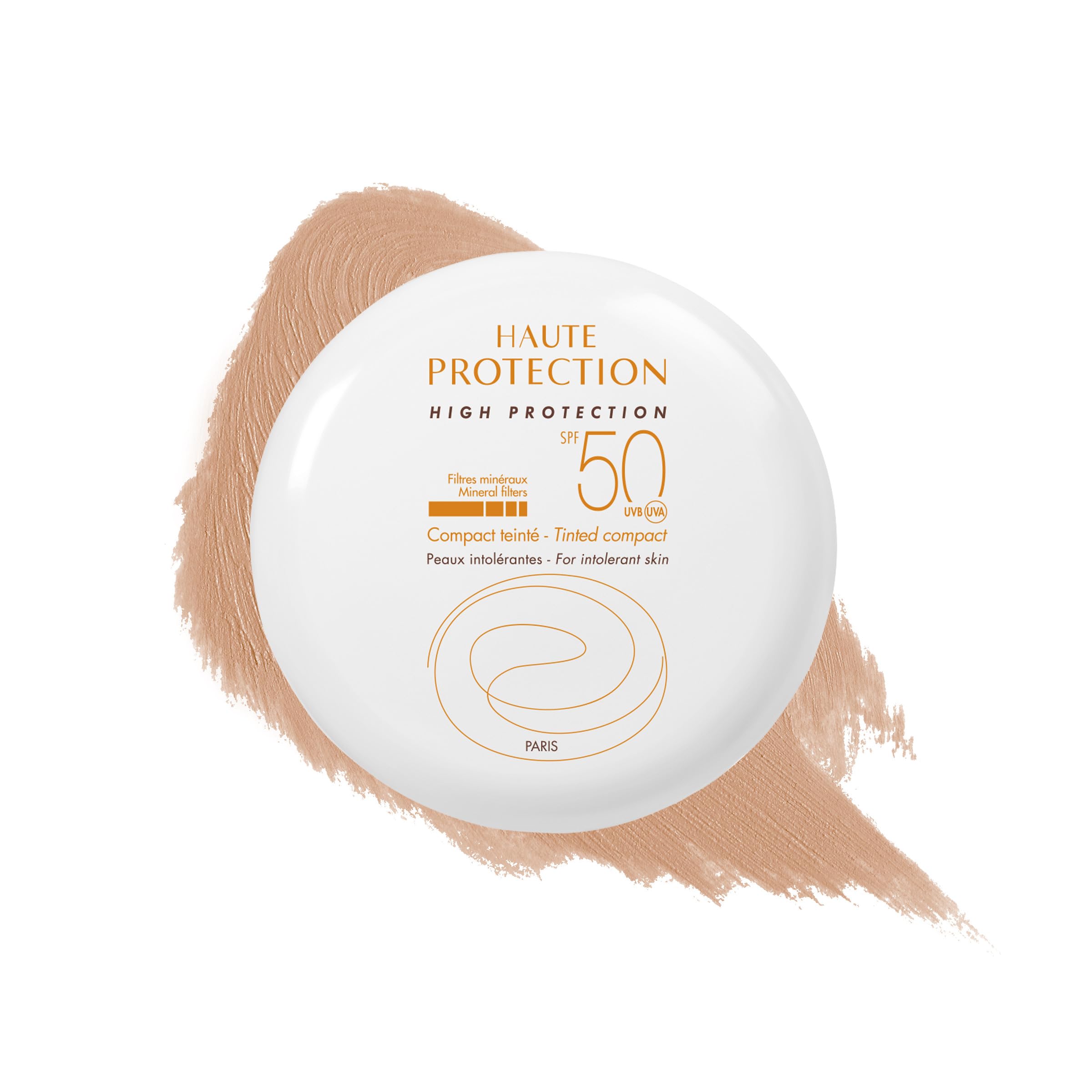 Avene Sand Haute Protection Compact Powder With Spf 50 Plus, 10 G