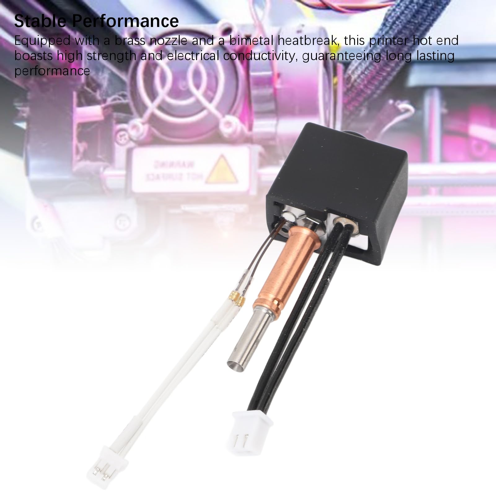 Drukarka 3D Hotend dla 3, Wymaga Ogrzewania Głowicy Głowicy Wytłaczanej (0,6 mm)