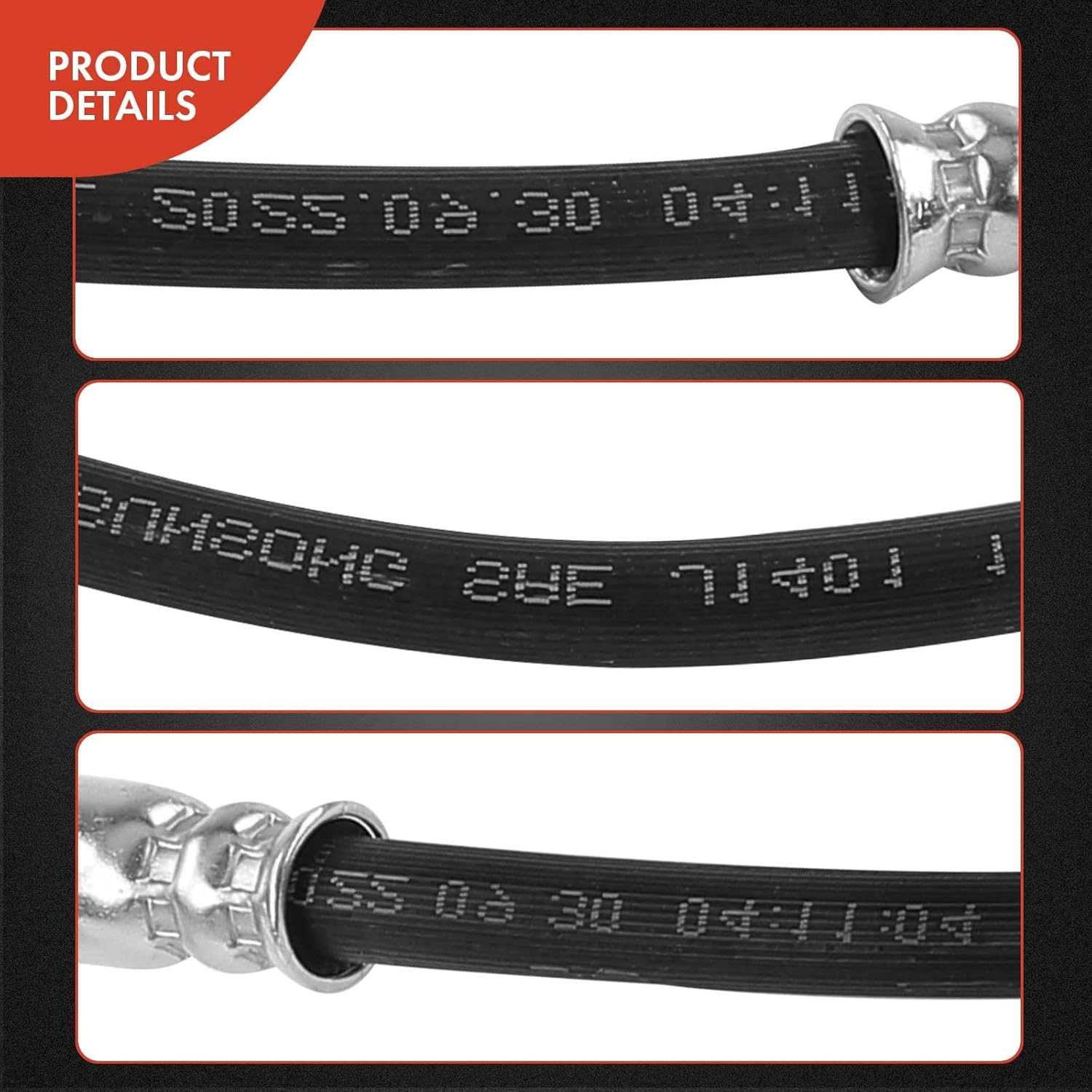 A-Premium Rear Driver Brake Hydraulic Hose Compatible with Jeep Models - Wrangler 2008 2009 2010 2011 2012 - Replace# 52059885AE