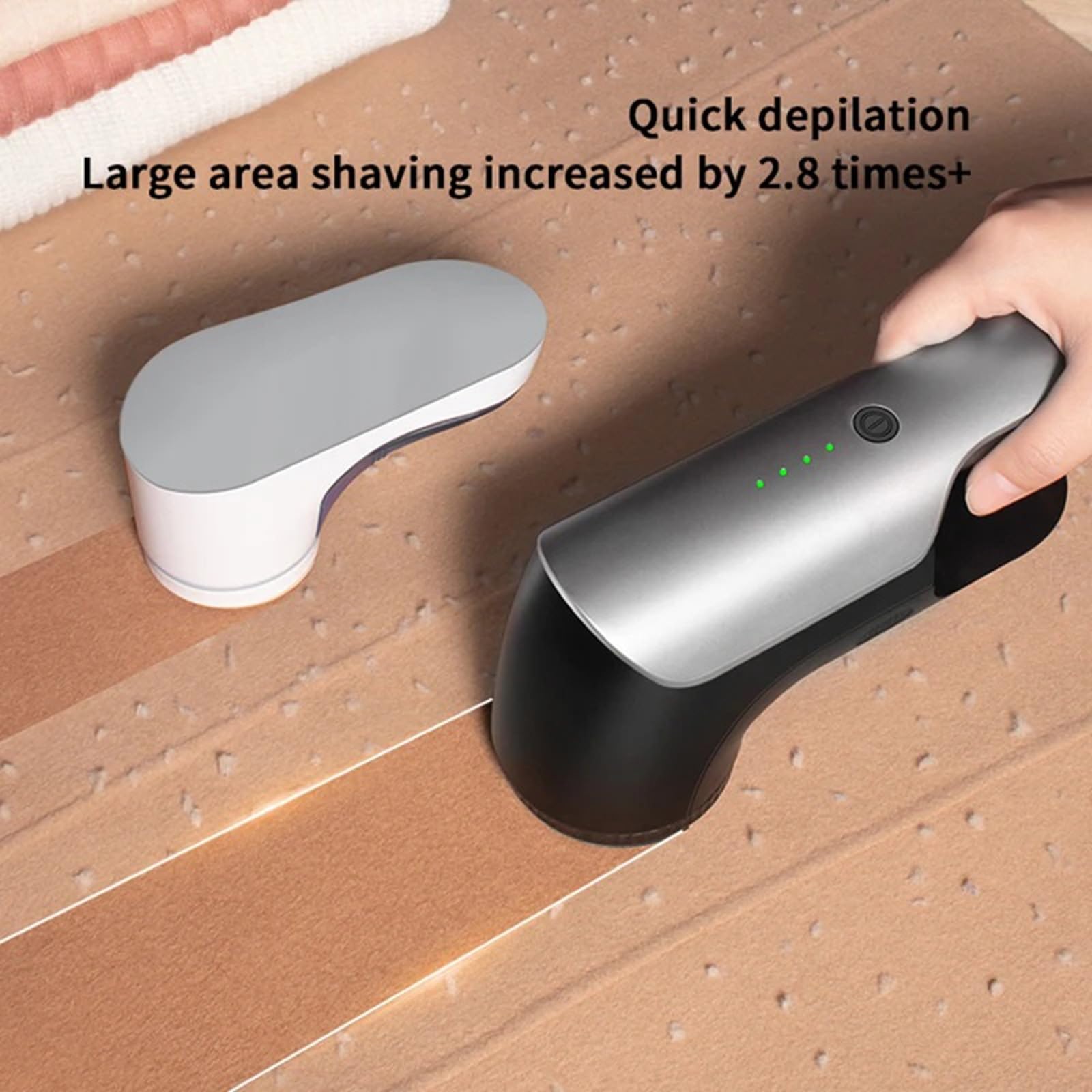 quitapelusas Eliminador de Pelusas Lavable, Potente removedor de Ropa con Corte de Bolas de Pelo y Carga USB de 15W for suéter Familiar, recortador de Calcetines de Lana quitapelusas de Ropa