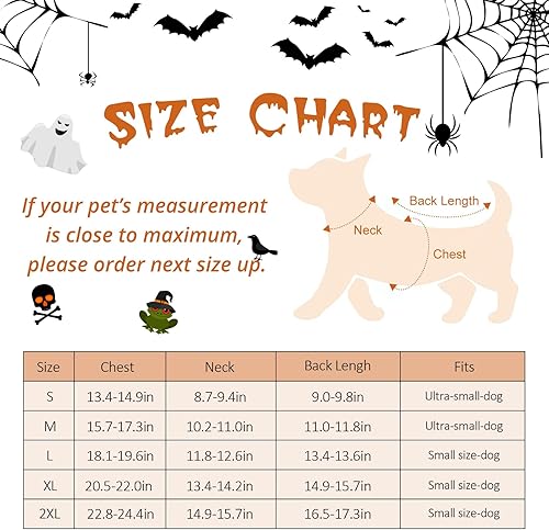 Miniatura 2 de Atdesk Sudadera con capucha personalizada para perro de Halloween, sudadera con capucha para perro con nombre personalizado, sudadera con capucha