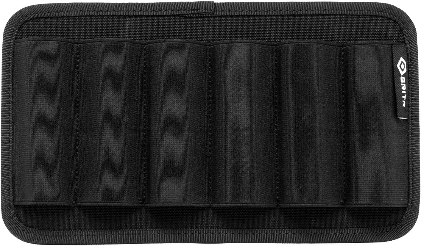 GRITR Hook & Loop Mag Holder - Compatible with 9mm, .40, .45, .223/5.56, 7.62x39, .308 Mags - Fit Range Bags, Gun Safes & EDC Setups