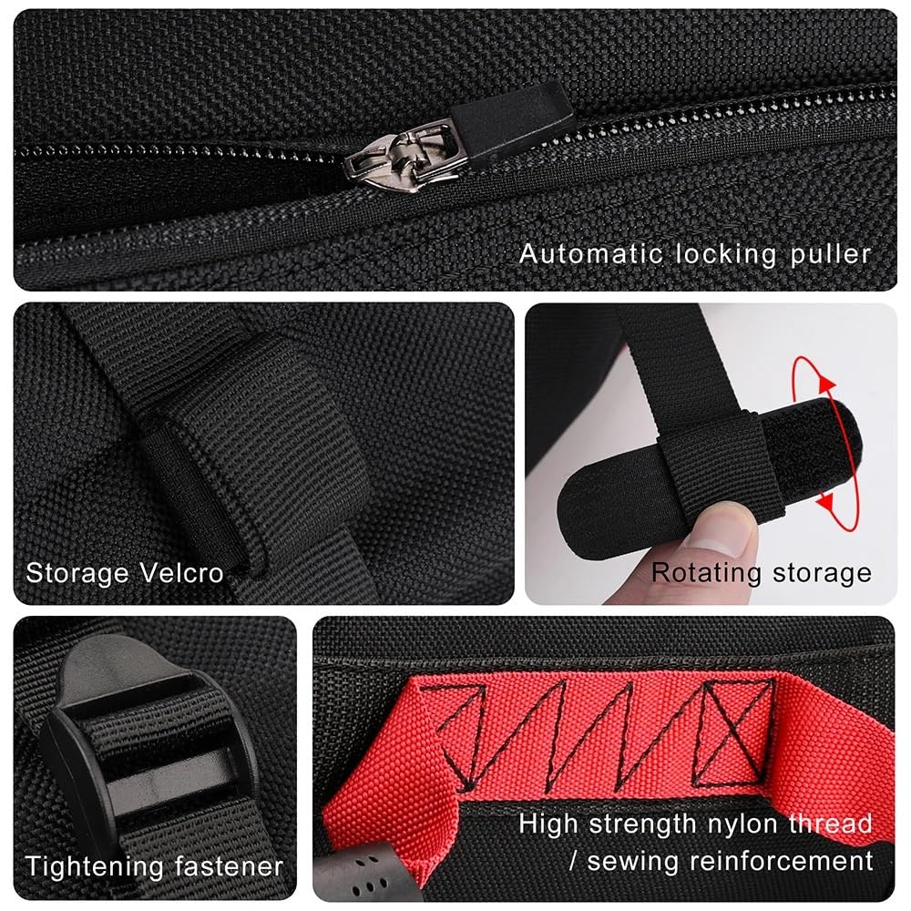 Saco Bulgaro,Fitness Saco de Arena Bolsa de arena for entrenamiento de levantamiento de pesas, tela Oxford ajustable, bolsa de arena rellenable de alta resistencia, mancuernas, equipo de Fitness for e