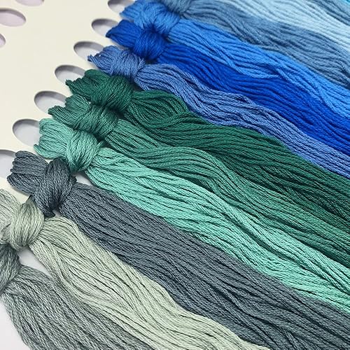 Miniatura 7 de Moohue Kits de punto de cruz estampados para adultos principiantes, kits avanzados de punto de cruz para adultos, 14 unidades (animal 12)