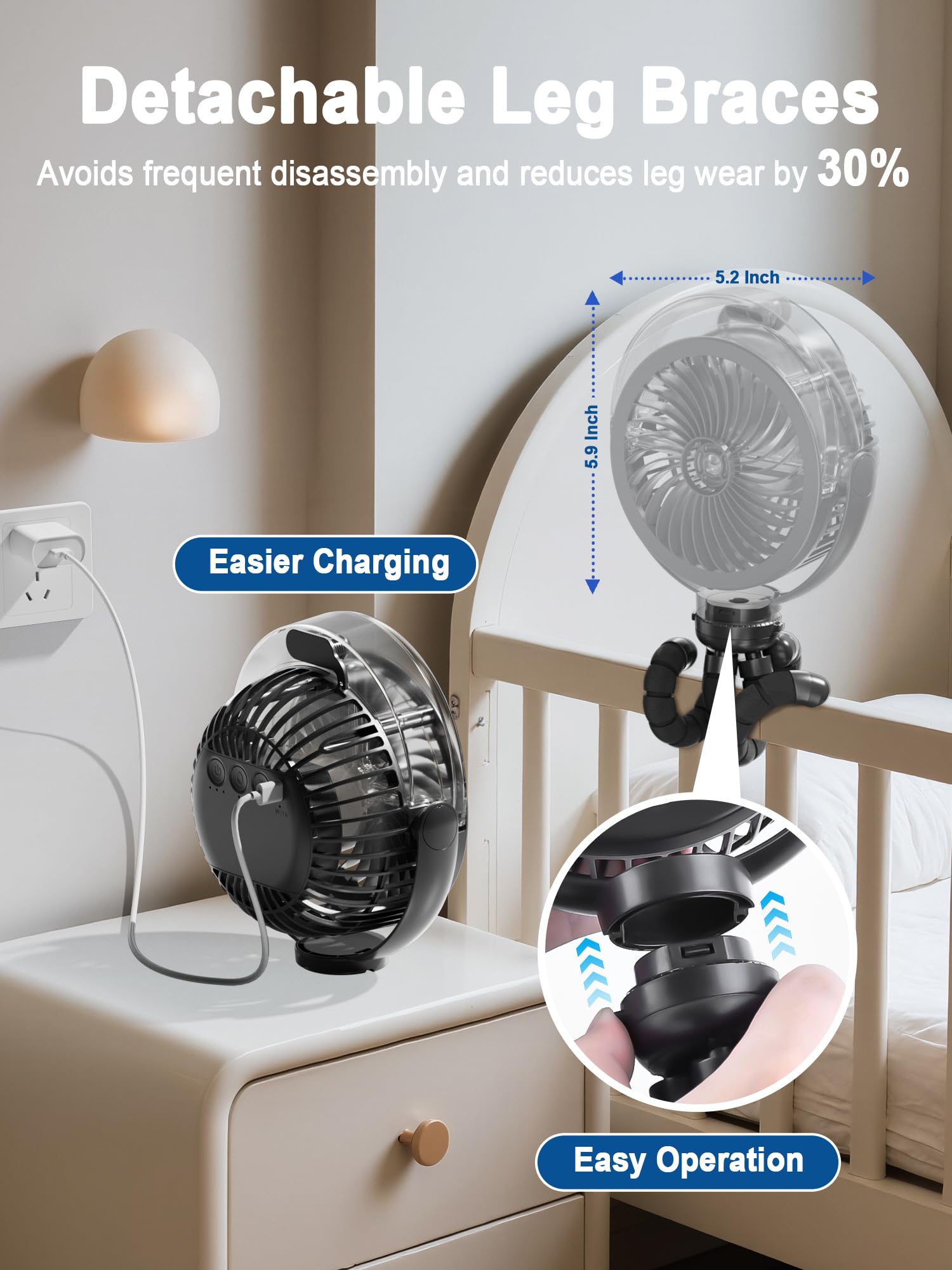 Ventilatore nebulizzatore per passeggino