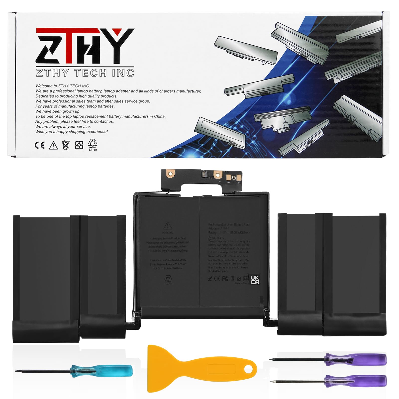 Amazon.com: A1964 A1989 A2251 Laptop Battery Replacement for