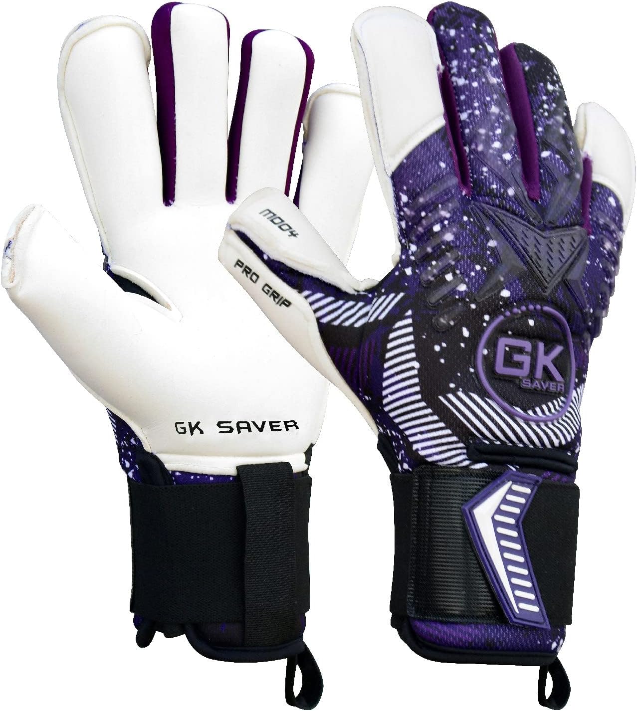 GK Saver Football Goalkeeper Gloves - MODESTY Series | Professional Soccer Goalie Gloves with Anti-Slip Palm and Removable Savefingers | Sizes 6-11