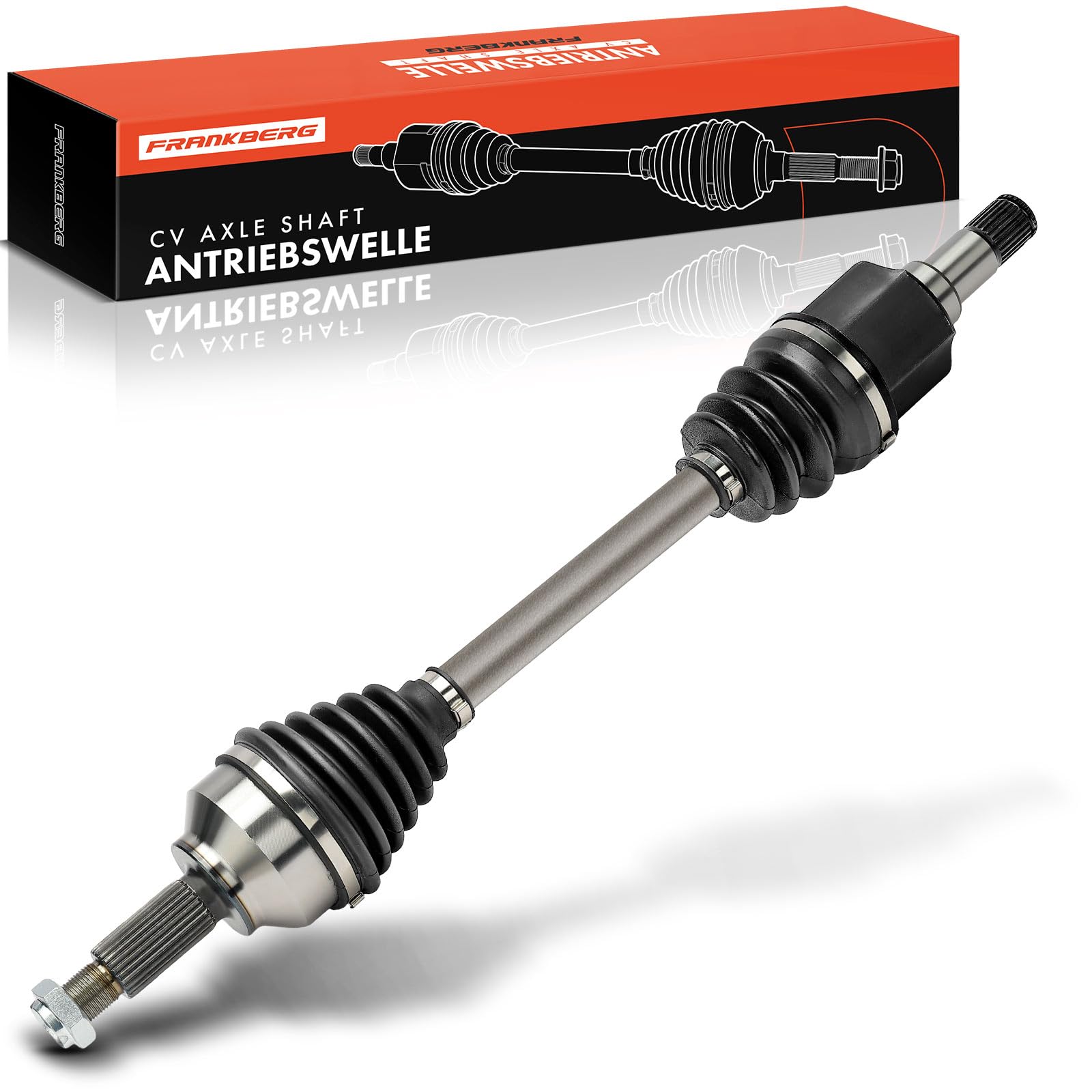 Frankberg Eje de transmisión manual 1447468 | Sin anillo Sensor de Velocidad de las Ruedas Sensor ABS, eje delantero, izquierda; Compatible con: Mondeo III Berlina B4Y