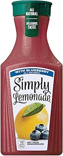 Simply Lemonade with Blueberry All Natural, 52 Fl Oz Bottle