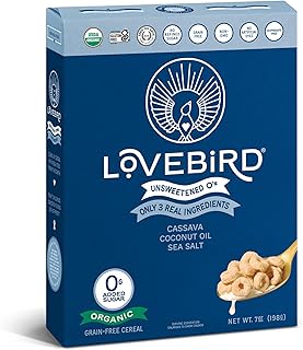 Lovebird, Cereal Unsweetened Grain Free, 7 Ounce