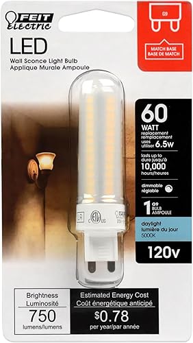 Miniatura 2 de Feit Electric Bombilla LED BP60G9850LED 60W EQ DM T4