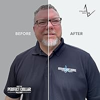 Vista 6 de Collar Dots Estadías de cuello para camisas de vestir y polos para hombre. Hack de moda para plástico, metal y cuello magnético, permanece 24 horas