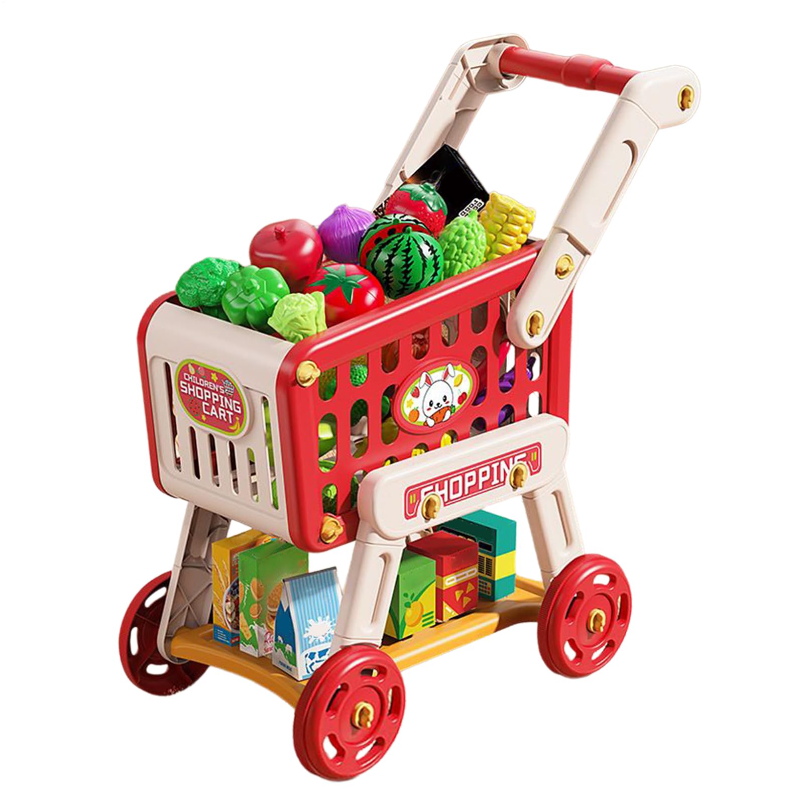 Carrello Della Spesa Per Bambini Frutta Verdura Simbolico Giocattoli
