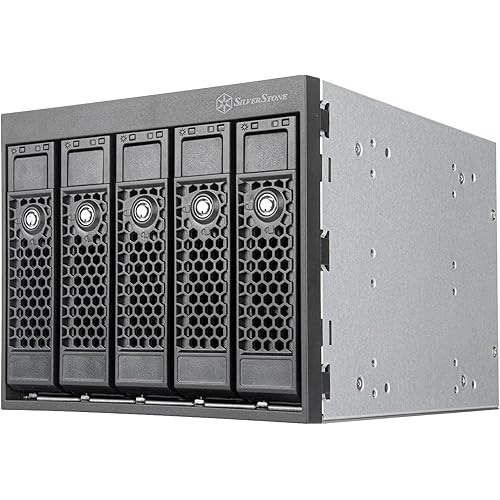 SilverStone Technology FS305-E Three 5.25" Device Bay to Five 3.5" SAS-12G / SATA 6Gbit/s Hot-swap Adapter Cage, SST-FS305-E