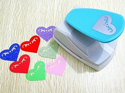 Miniatura 6 de CADY Perforadora de papel para manualidades, para la vida creativa, manualidades, perforadora de 2 pulgadas, perforadora de papel de bricolaje para