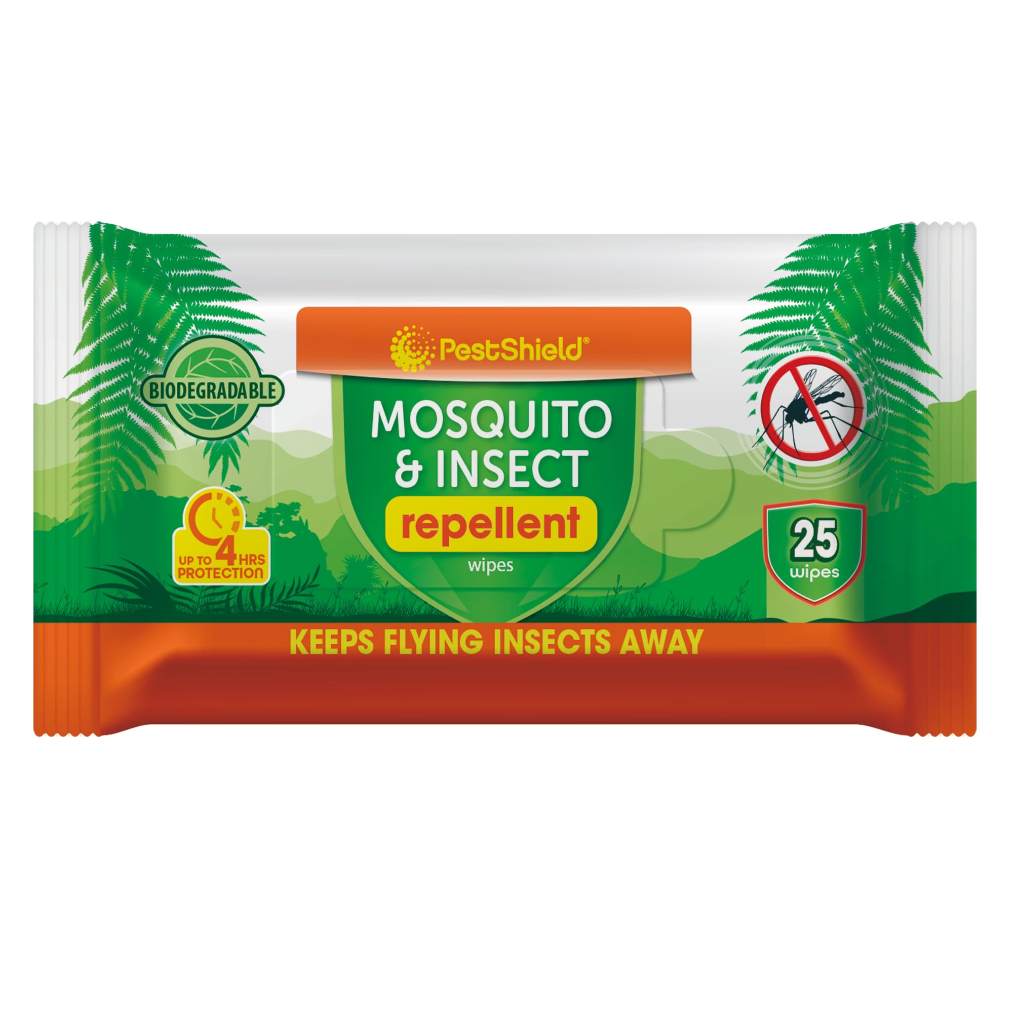 Pestshield Mosquito & Insect Repellent Wipes 25's