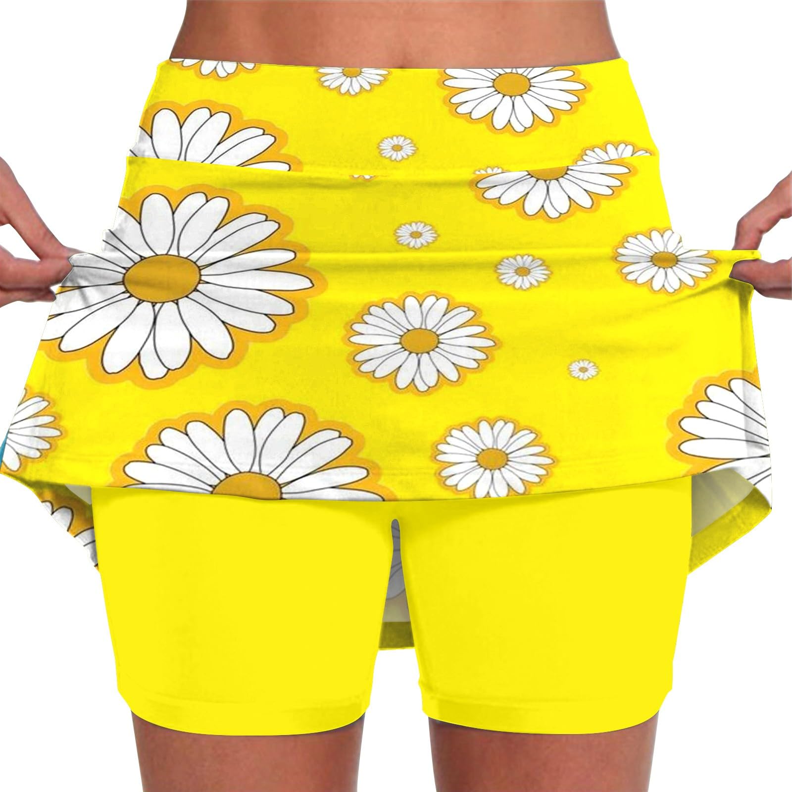 BUKKNYE Women's Athletic Active Skort Skirt Sports Performance Skirt Built-in Shorts Lightweight Skirt for Golf Tennis Running Workout