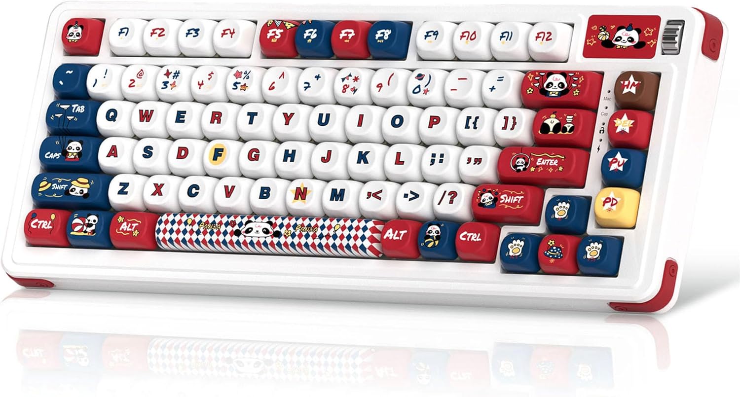 Amazon.com: MageGee AIR75 Wireless Creamy Mechanical Keyboard, Gasket ...