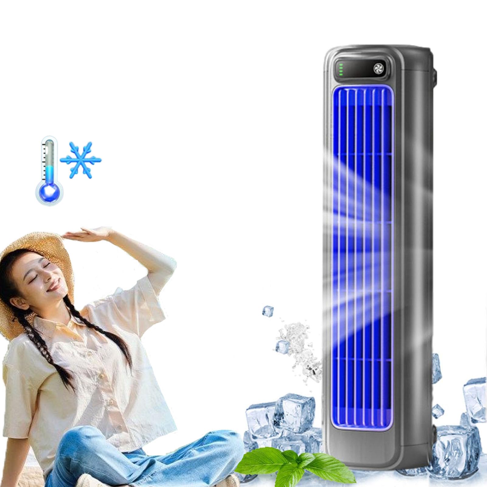 Sherum Portable Air Conditioner All Series, Mute Sherum Cooling Ace, Sherum Air Conditioner Self-Cleaning, Sherum Cooling Ace 3.0, Sherum Cooling Ace 5.0, For Home And Outdoor (Blue)