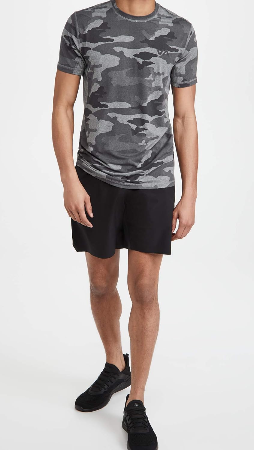 RVCA Mens Sport Vent Short Sleeve Crew Neck T-Shirt - Image 6
