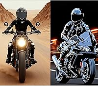 Vista 38 de 1Storm Motorcycle Full Face Helmet DOT Adults Street Bike Dual Visor Sun Inner Shield HJAH15: Ghost Red