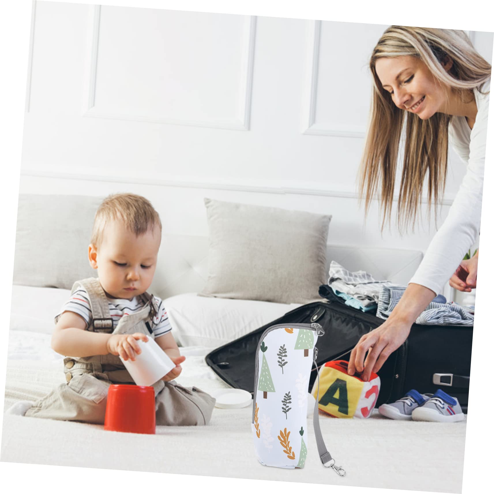 5stücke Babyflasche Isolier Tasche Tragbare Milchflaschen Wärmertasche Für Unterwegs Praktischer Thermobeutel Für Eltern Beim Reisen Und Ausflügen Hält Getränke Stunden Warm