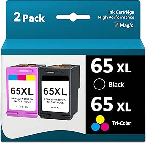 Hotsell 65XL Substituição Do Cartucho De Tinta Para 65 Xl Hp65 Para Envy DeskJet3720 3722 3755