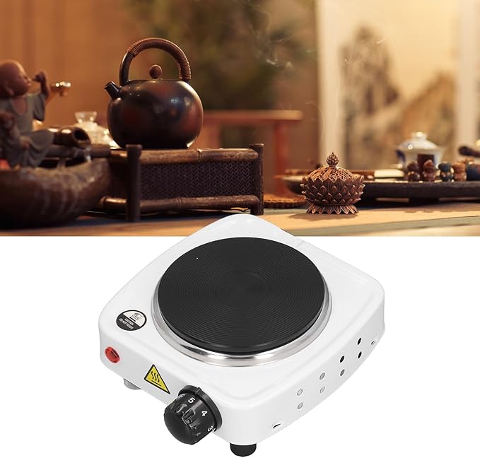 Estufa Eléctrica 500W Compacta Portátil Ajustable miniatura 2