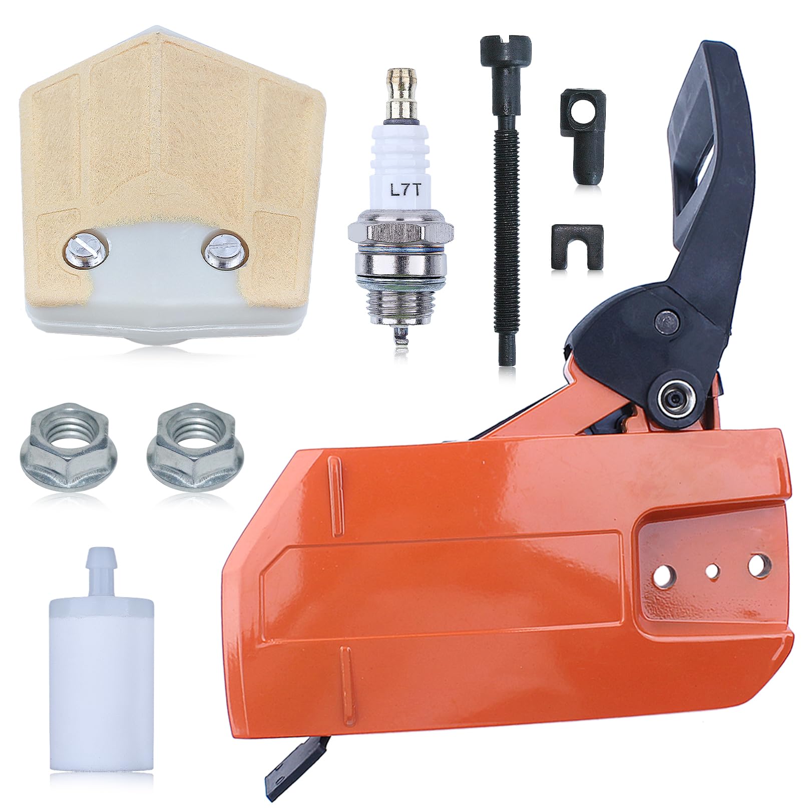 Carter de protection Husqvarna avec kit embrayage lateral et frein de chaine