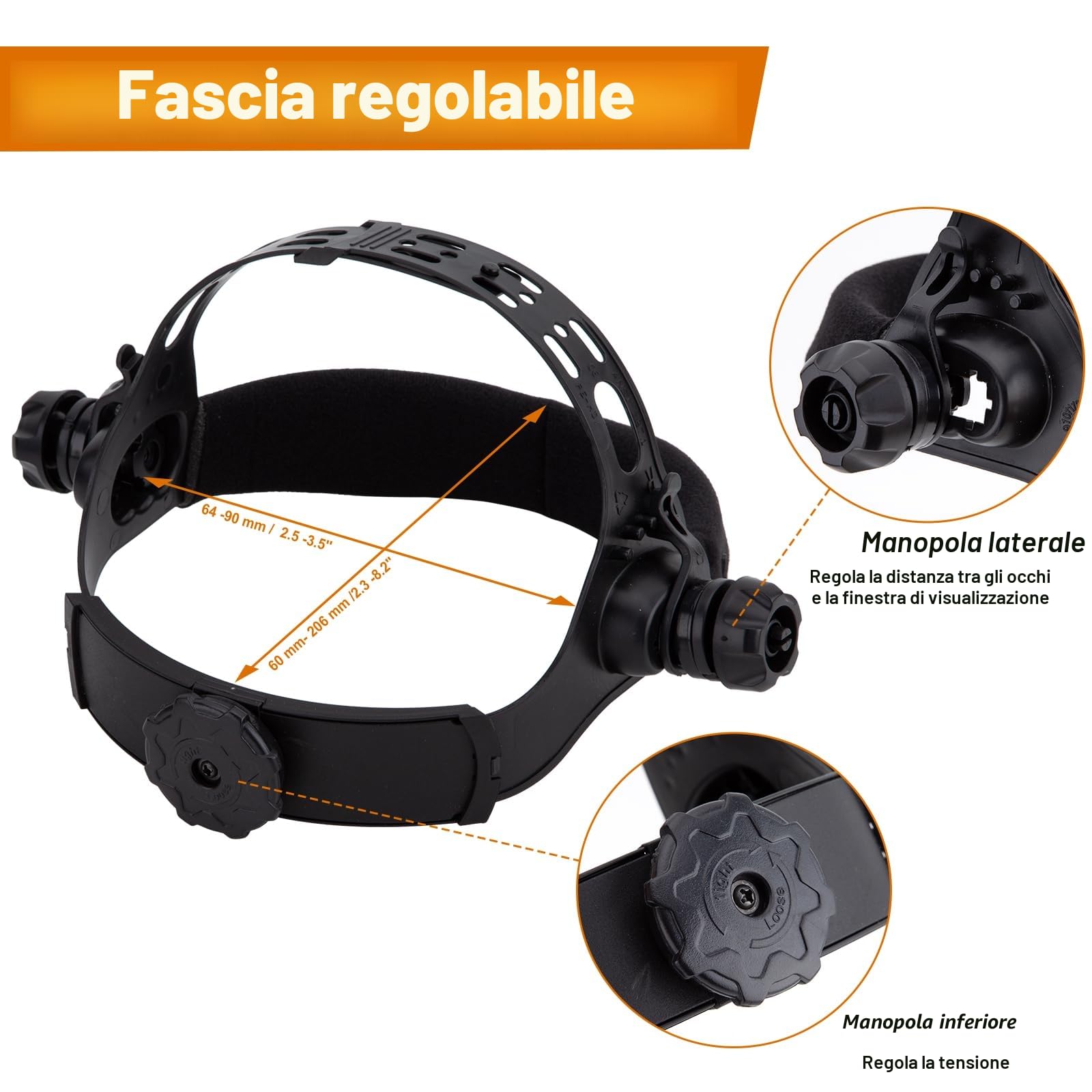 LESOLEIL Maschera Saldatura Autoscurante, Casco per Saldatura con Filtro a Colori Vero, Batería, 4 Sensori ARC e Tonalità Variabile DIN 5-9/DIN 9-13 per saldatura TIG MIG (Nero)