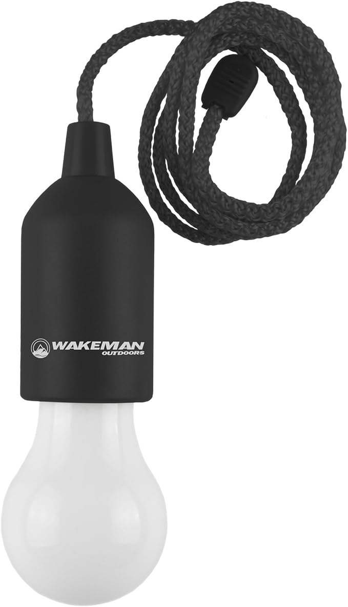 Pull Cord Light Portable LED Outdoor/Indoor Hanging Bulb