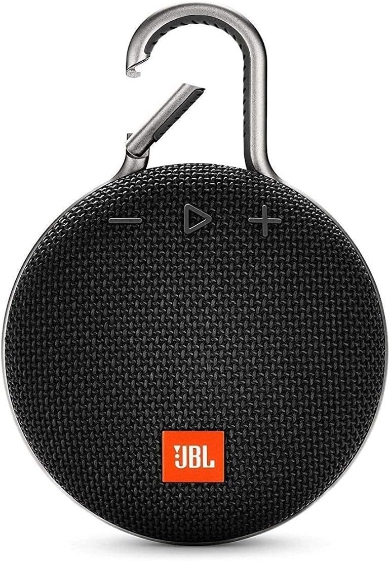 JBL Clip 3 Portable Waterproof Wireless Bluetooth Speaker (Black) - 2 Pack