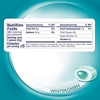 Vista 2 de Mentos Chicle Pure Fresh sin azúcar con xilitol, gaulteria, a granel, botella de 50 piezas (paquete de 6)