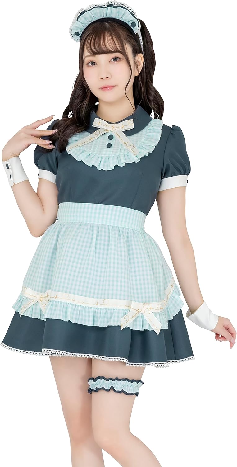 クリアストーン(Clearstone) リリカルパレット コスプレ ハロウィン ベイビーリボンメイド レディース ブルー クリアストーン(Clearstone) リリカルパレット コスプレ ハロウィン ベイビーリボンメイド レディース ブルー