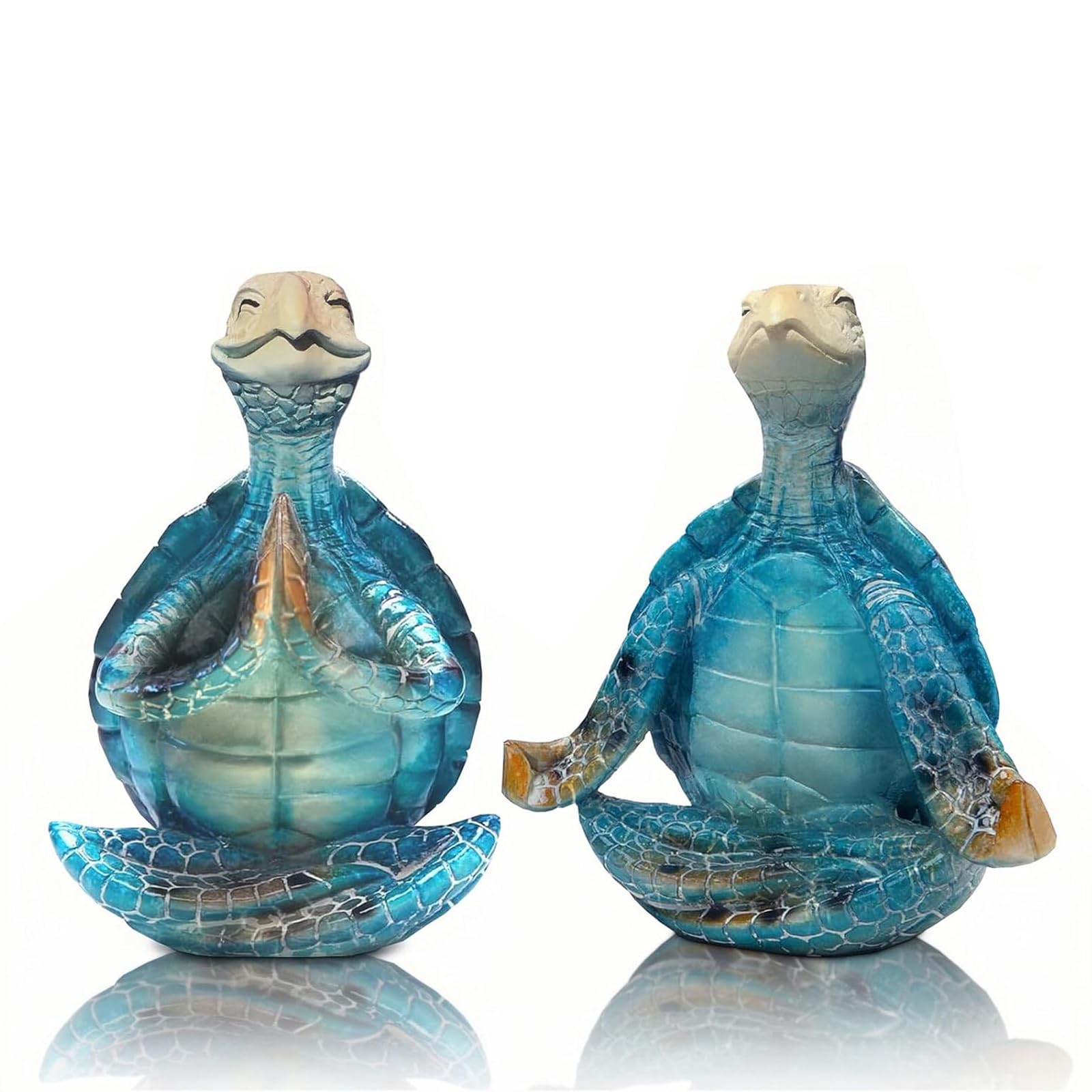Statua di Tartaruga Marina, Decoarazioni di Tartarughe, Regalo Mamma, Yoga Decorazioni, Decorazioni a Tema Oceano per Soggiorno, Bagno, Spiaggia