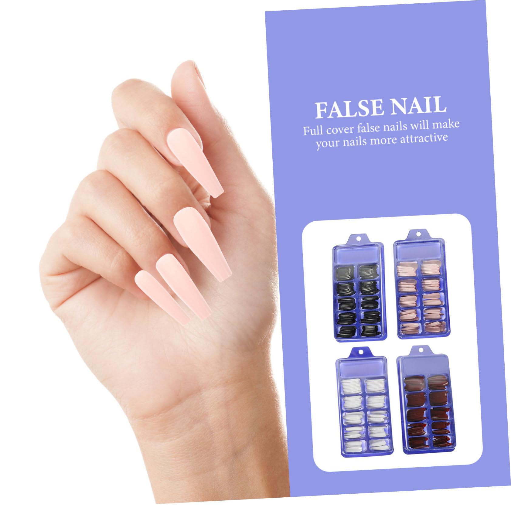 1200 Pz Chip Per Unghie Punte Per Unghie Finte Unghie Finte Francesi Tu? Come Premere Su Uñas Continua Unghie Artificiali Francesi Chiodo Resina Donna Piccola Scatola