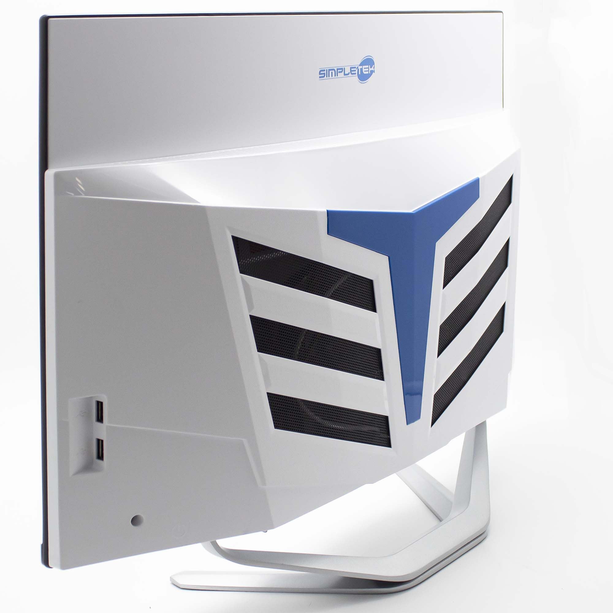 SIMPLETEK All in One AiO 27” FHD Curvo Windows 11 i5 fino 2,30 GHz 16 GB RAM 960 GB SSD Mouse Tastiera Wireless inclusi Webcam PC Gaming Curved Streaming Casa Lavoro Computer per Ragazzi