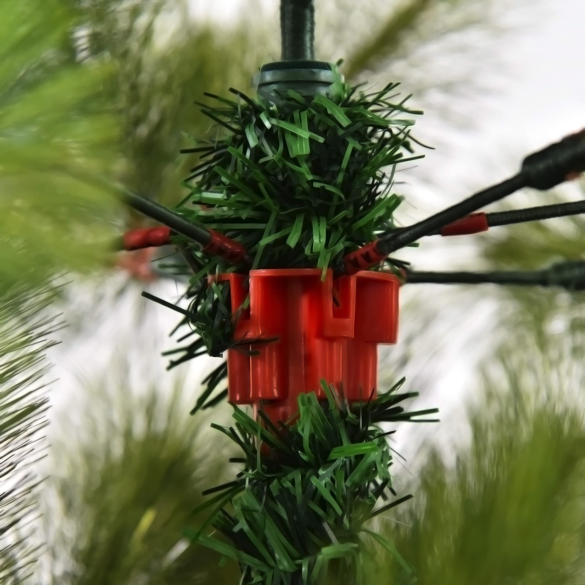 HOMCOM Árbol de Navidad 210cm Artificial Árbol de Pino Decoración Navideña con Soporte Metálico 505 Ramas Verde Pet