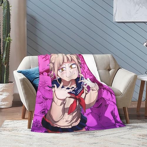 Miniatura 7 de Him-i-ko to-ga - Manta mullida para aire acondicionado, manta de franela ultra suave, manta reversible de 50 x 40 pulgadas