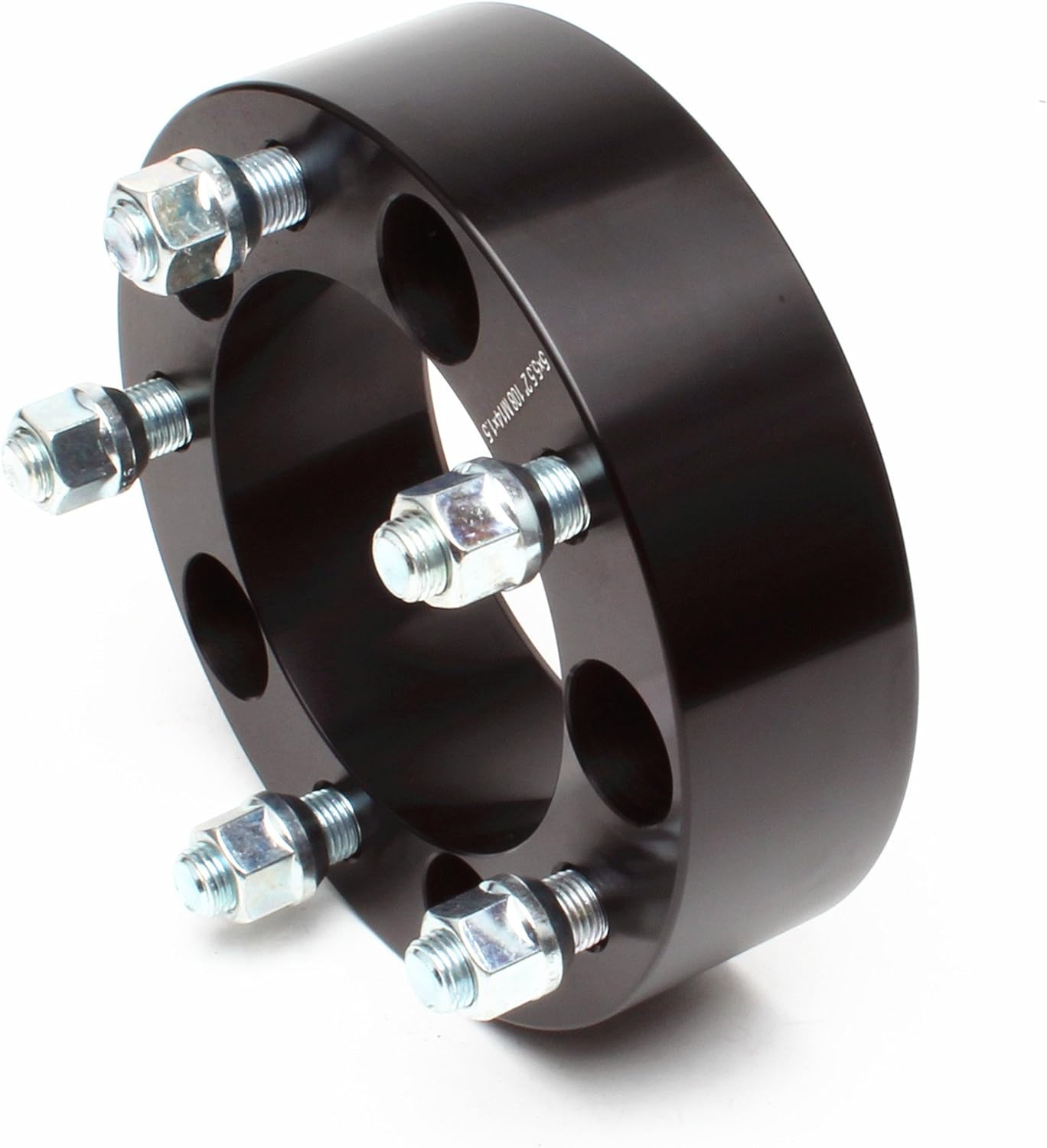 4pcs Wheel Spacers 2"(50mm) Thick 5x5.5 (5X139.7) Bolt Pattern 108mm Hub Bore with M14X1.5 Studs Compatible for Dodge Ram 1500 2012-2018