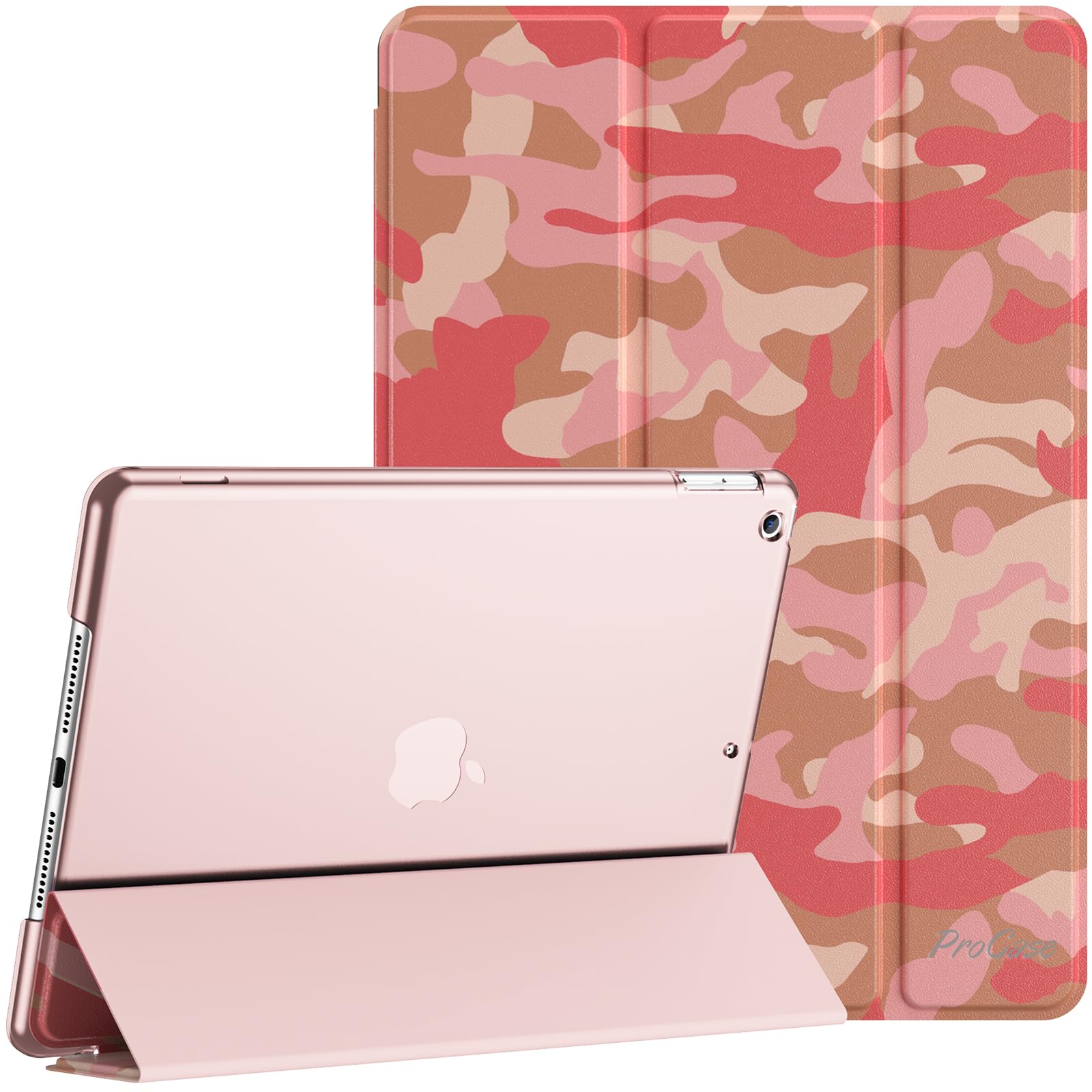 ProCase Hülle für iPad 9./8./7. Generation 10,2 Zoll 2021 2020 2019, Schutzhülle Smart Case Cover Kompatibel mit iPad 9/8/7 -Navy