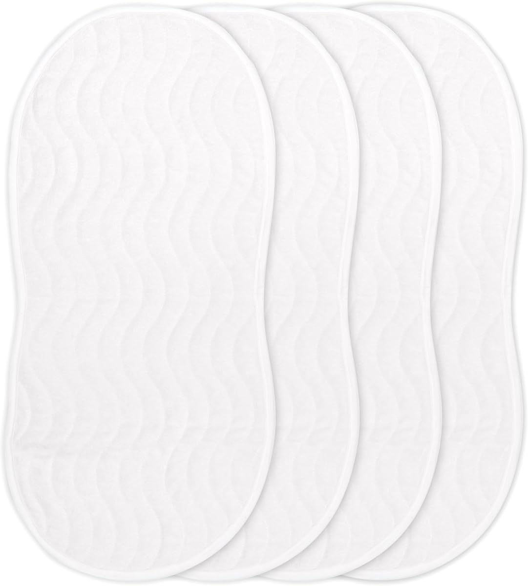Ubbi Baby Reusable Changing Pad Covers, Easy to Clean, Waterproof, 4 Count