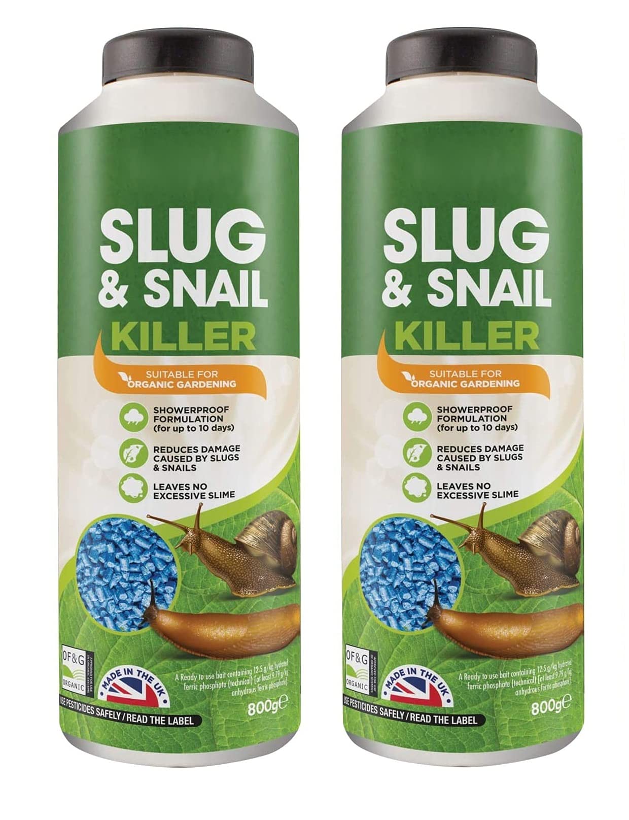 Buy CUQOO Slug & Snail Killer in 800g Ultrastrong Slug Pellets for