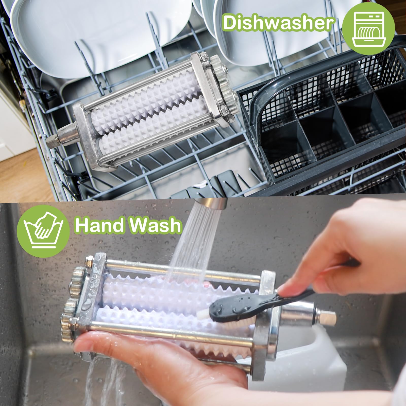 Elektrischer Fleischklopfer Aufsatz für alle KitchenAid Standmixer, KitchenAid Zubehör, Fleischklopfer mit Edelstahl-Zahnrädern, Werkzeug